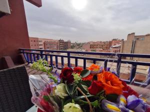 Balkón nebo terasa v ubytování Hotel Tachfine