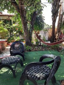 HI Hostel Chapada外面的花园
