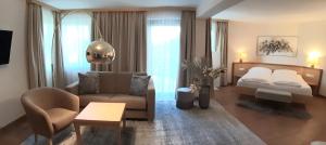 Łóżko lub łóżka w pokoju w obiekcie Hotel-Restaurant Gollner
