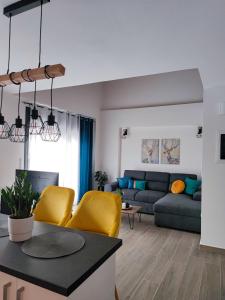 Posezení v ubytování Freesia Loft Apartment