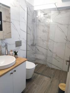 Koupelna v ubytování Freesia Loft Apartment