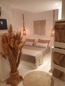 Postel nebo postele na pokoji v ubytování Amalthea Guest House