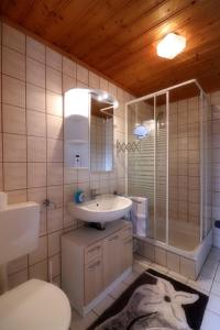 Koupelna v ubytování Kieslinger Hilde