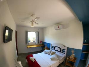 Cama o camas de una habitación en Itacaré Inn