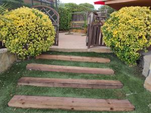 A garden outside Villa El Mirador