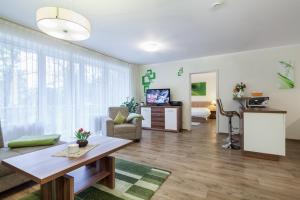 Μια τηλεόραση ή/και κέντρο ψυχαγωγίας στο Residenz Seestern Wohnung 22