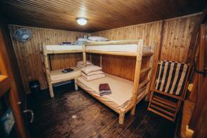 Postel nebo postele na pokoji v ubytování Biliy Bizon