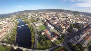 Výhľad na mesto Ourense alebo výhľad na mesto priamo z apartmánu