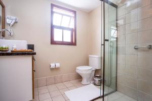 Koupelna v ubytování Hotel Gambrinus