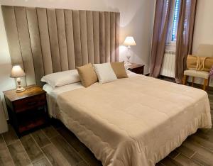 Villa Cinzia-150 mt from the beach客房内的一张或多张床位