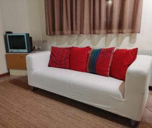 TV a/nebo společenská místnost v ubytování Klio Guesthouse