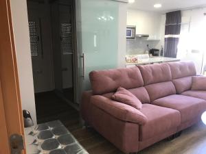 Posezení v ubytování Apartamento con terraza cerca del Paseo Marítimo