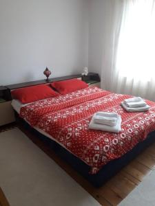 Postel nebo postele na pokoji v ubytování Etno Konak MB