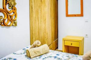 Posteľ alebo postele v izbe v ubytovaní Klaidis house