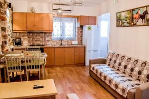 Kuchyňa alebo kuchynka v ubytovaní Klaidis house