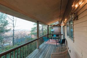 Balkón nebo terasa v ubytování The Sanctuary Company Johnson City