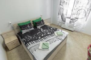 Letto o letti in una camera di City SMART