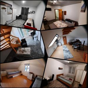 Łóżko lub łóżka w pokoju w obiekcie HostelHollabrunn