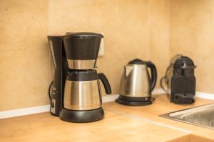 Coffee and tea making facilities at Athens Dreams & Suites Apartments