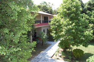 Κήπος έξω από το Hotel Parkland