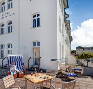 Posezení v ubytování Hotel Am Leuchtturm