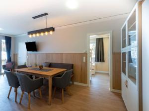 Televiisor ja/või meelelahutuskeskus majutusasutuses Apartment in Zwieselstein comfort 61m²