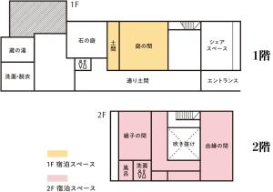 un diagrama esquemático de una casa en Ryusuke25 - Vacation STAY 71742v, en Komatsu