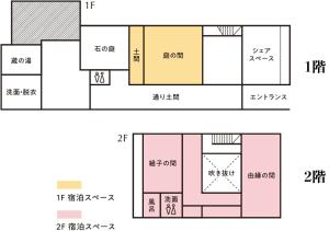 a schematic diagram of a house at Ryusuke25 - Vacation STAY 71742v in Komatsu
