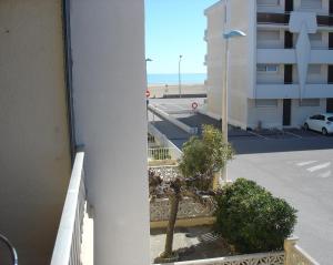 a view from the balcony of a building at Juste à côté de la plage, wifi in Port-la-Nouvelle