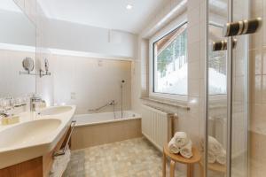 Koupelna v ubytování Gästehaus Herrmann