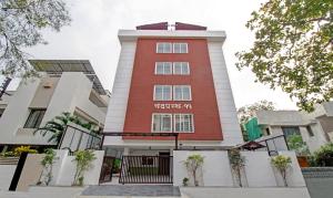 uma representação do exterior de um edifício em Treebo Chandraprasth Residency em Nagpur