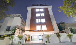 O edifício onde o hotel está situado