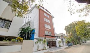 O edifício onde o hotel está situado