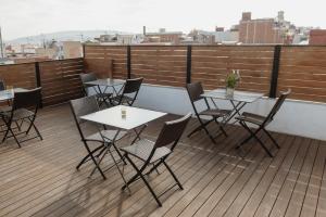A balcony or terrace at Apartamentos Espai Progres by Be Barcelona