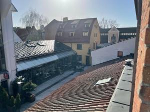 Budova, kde se aparthotel nachází