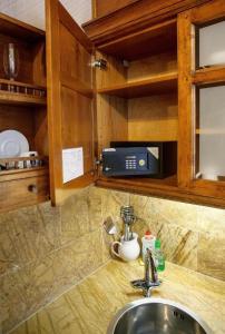 Kuchyň nebo kuchyňský kout v ubytování Apartment Senamiesčio Inkaras