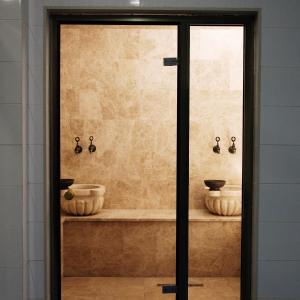 Koupelna v ubytování Atlas Hotel Baku