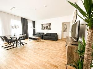 Modernes Luxus-Apartment im Leipziger Zentrum 휴식 공간