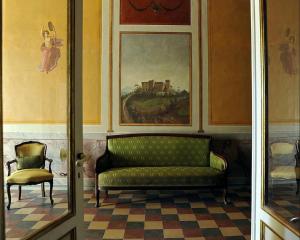 A seating area at Villa Lavagnino