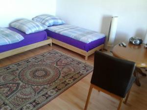 Postel nebo postele na pokoji v ubytování Naturfreunde Alpenvorland