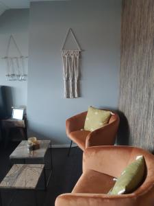 Posezení v ubytování Bed and Breakfast Kik en Bun