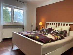 Postel nebo postele na pokoji v ubytování Villa am Bach