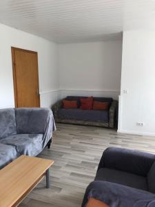 Posezení v ubytování Ferienwohnung Im Bachgrund
