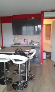 Dapur atau dapur kecil di Au Clair Vallon