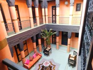 Riad Sultan Suleiman的休息区