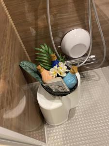 Koupelna v ubytování hotel brattostay ホテル ブラットステイ
