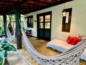 Posezení v ubytování Mangueira Boutique Hotel Moreré