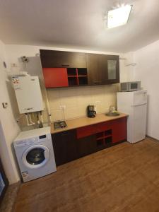 Køkken eller tekøkken på Brizza Apartments 6 Mamaia Nord