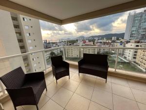 Posezení v ubytování Lazer de resort a poucos passos da praia