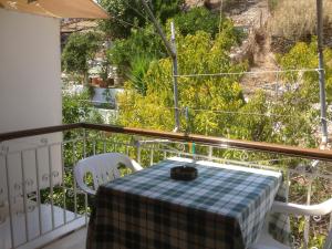 A balcony or terrace at Dimitris Rooms